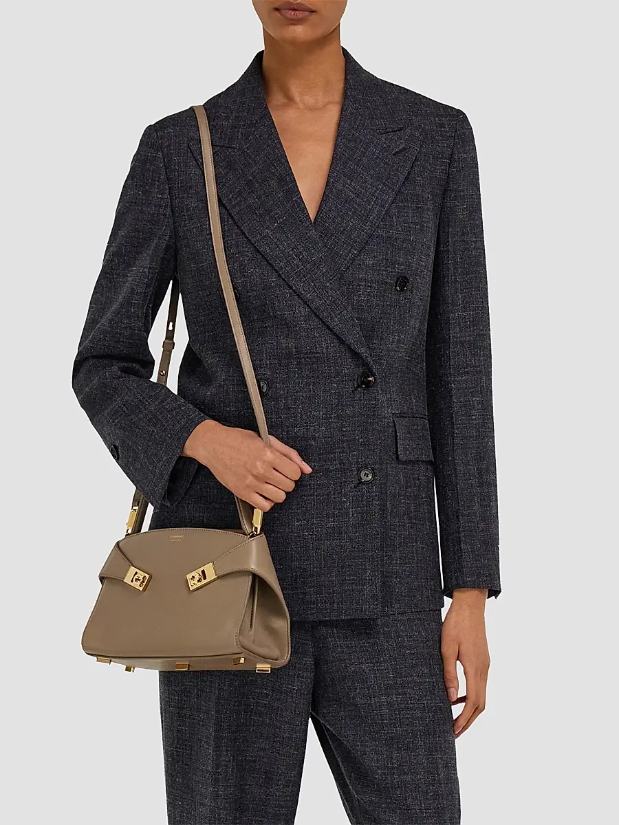 Ferragamo Women's Soft Hug Extra-Small Gancini Leather Top Handle Bag | Thumbnail 2 Ferragamo Women's Soft Hug Extra-Small Gancini Leather Top Handle Bag | Thumbnail 2