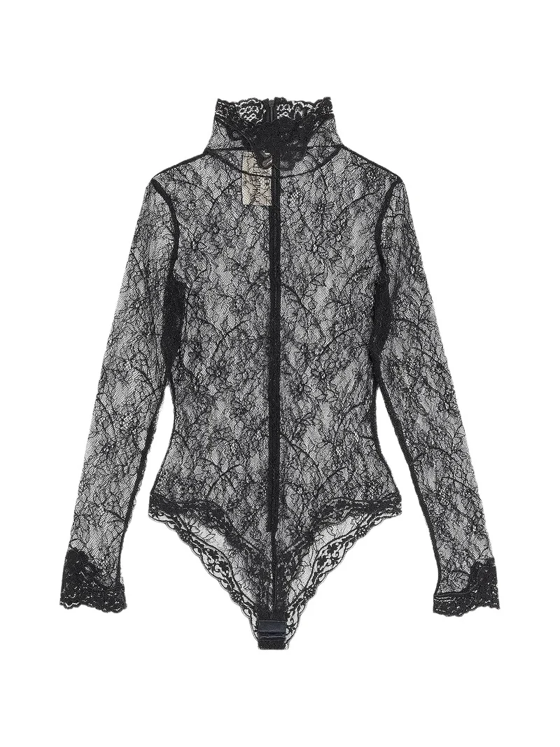 Women's Floral Lace Body Suit Women's Floral Lace Body Suit