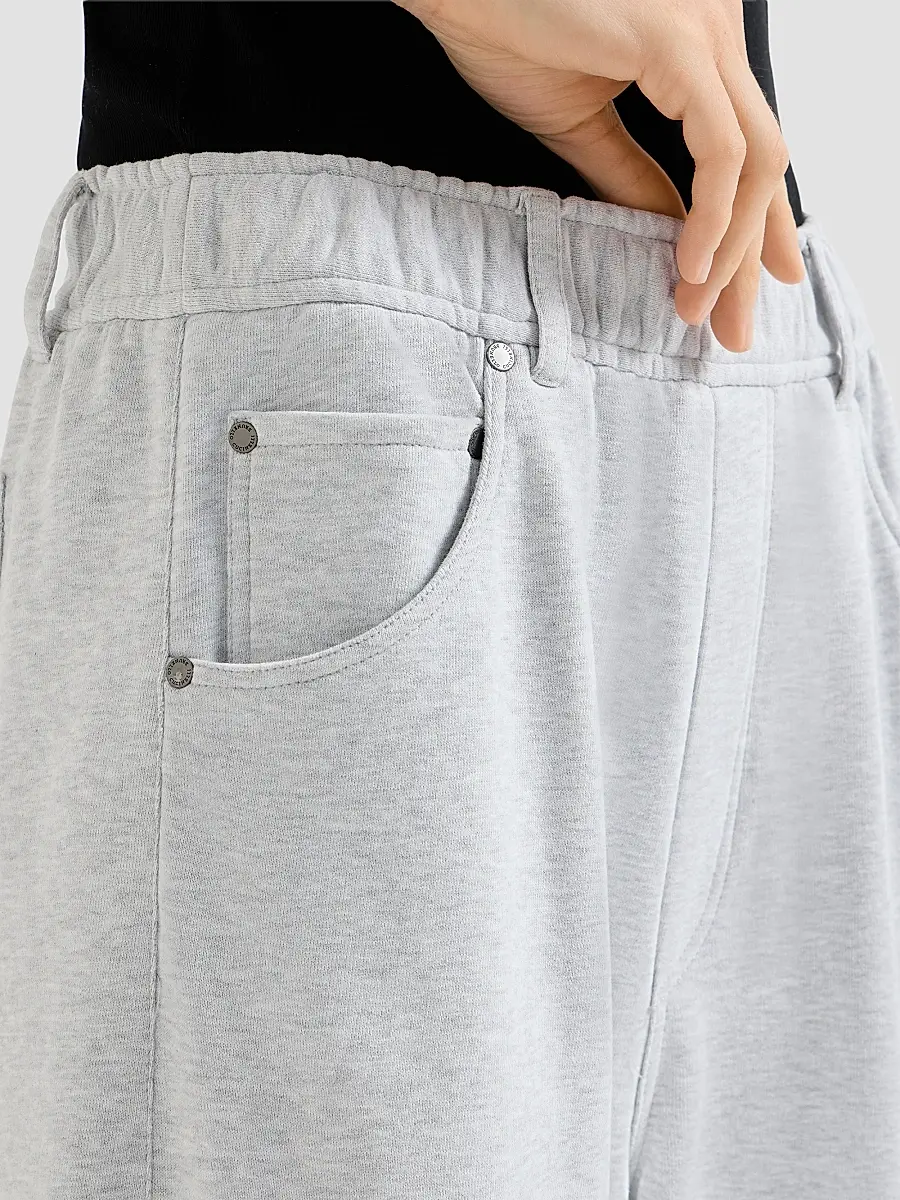 Brunello Cucinelli Women's Cotton Smooth French Terry Trousers | Thumbnail 4 Brunello Cucinelli Women's Cotton Smooth French Terry Trousers | Thumbnail 4