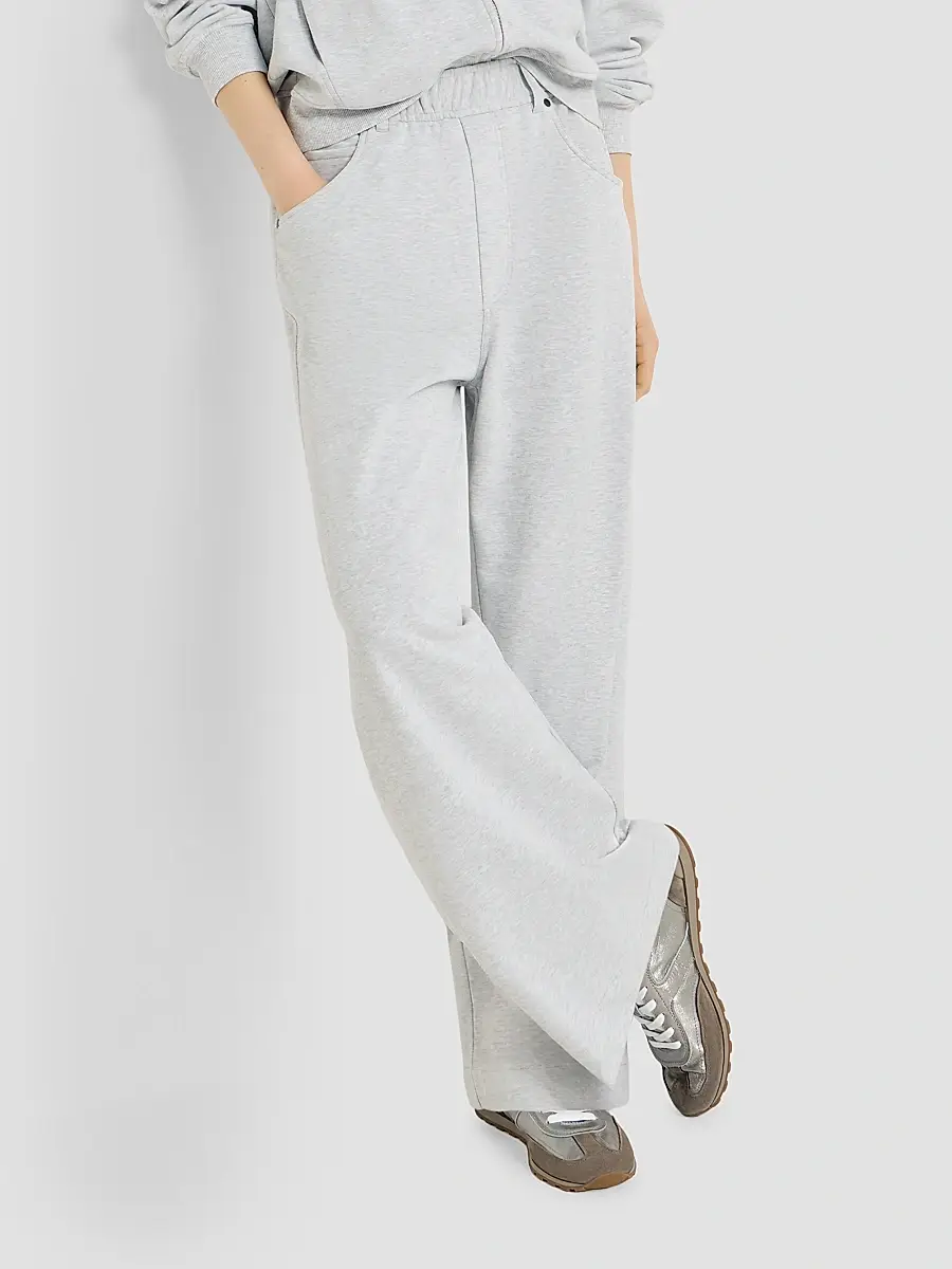 Brunello Cucinelli Women's Cotton Smooth French Terry Trousers | Thumbnail 5 Brunello Cucinelli Women's Cotton Smooth French Terry Trousers | Thumbnail 5