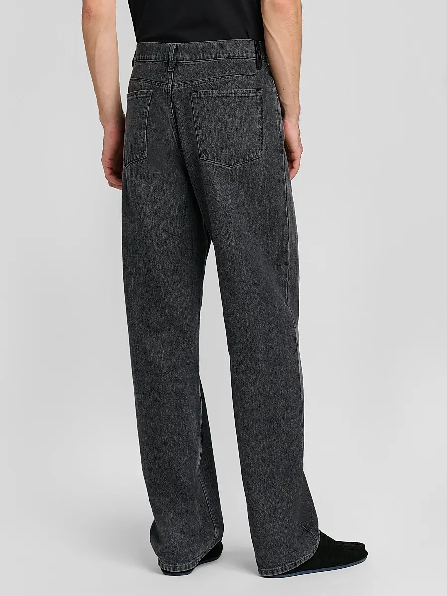 Jil Sander Men's Denim Wide-Leg Jeans | Thumbnail 3