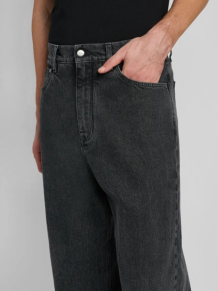 Jil Sander Men's Denim Wide-Leg Jeans | Thumbnail 5