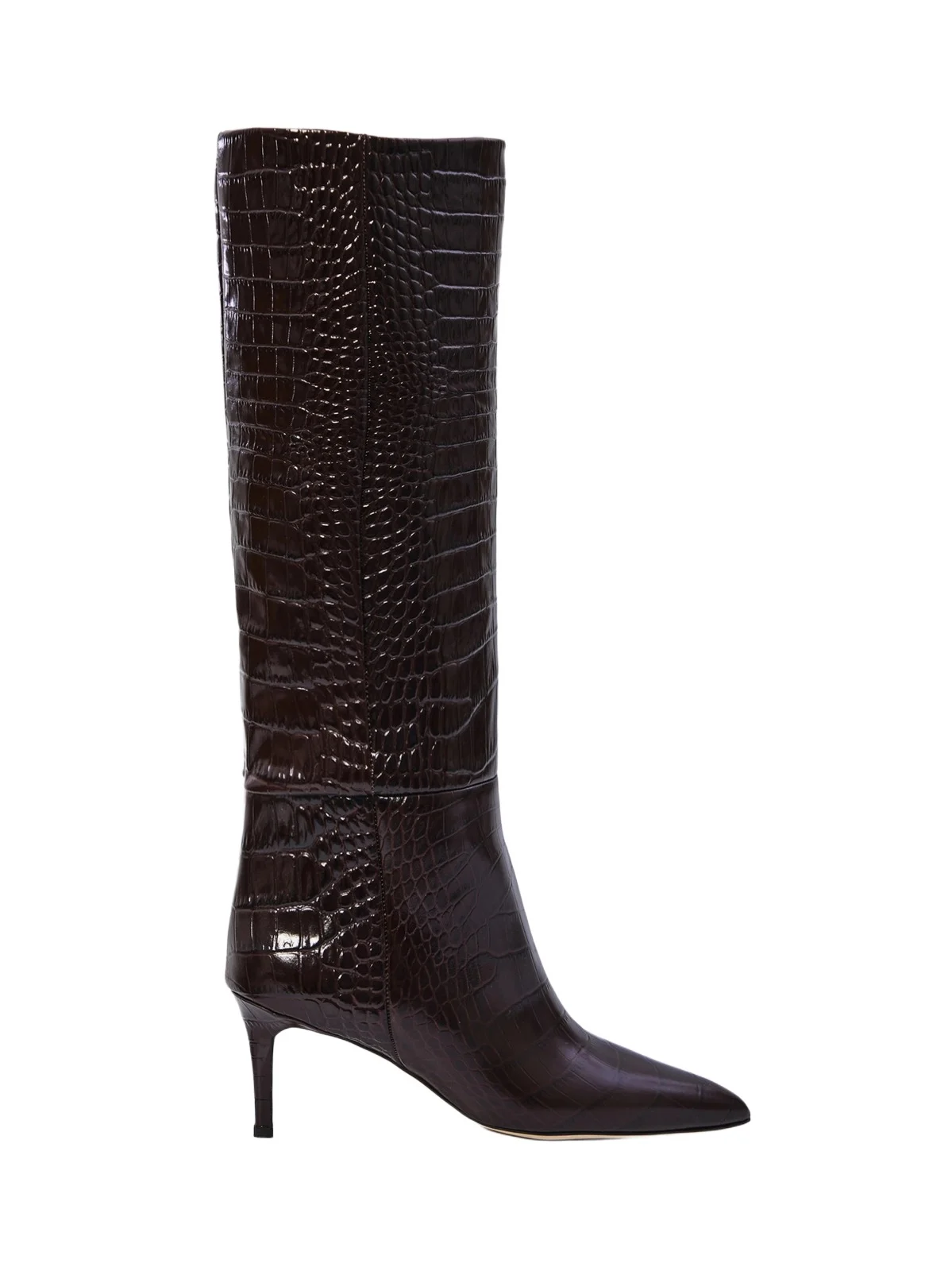 Paris Texas Women's Stiletto 60MM Snake-Embossed Boots
