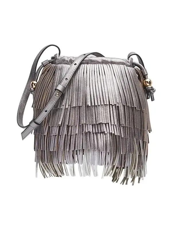 Women's Leather Fringe Crossbody Bag