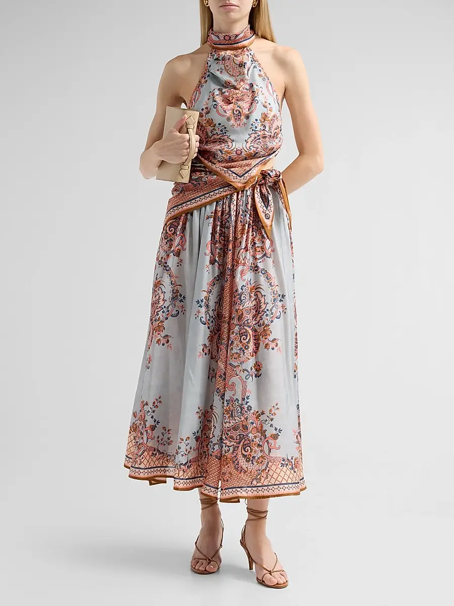 Zimmermann Women's Aster Silk Scarf Top | Thumbnail 2 Zimmermann Women's Aster Silk Scarf Top | Thumbnail 2