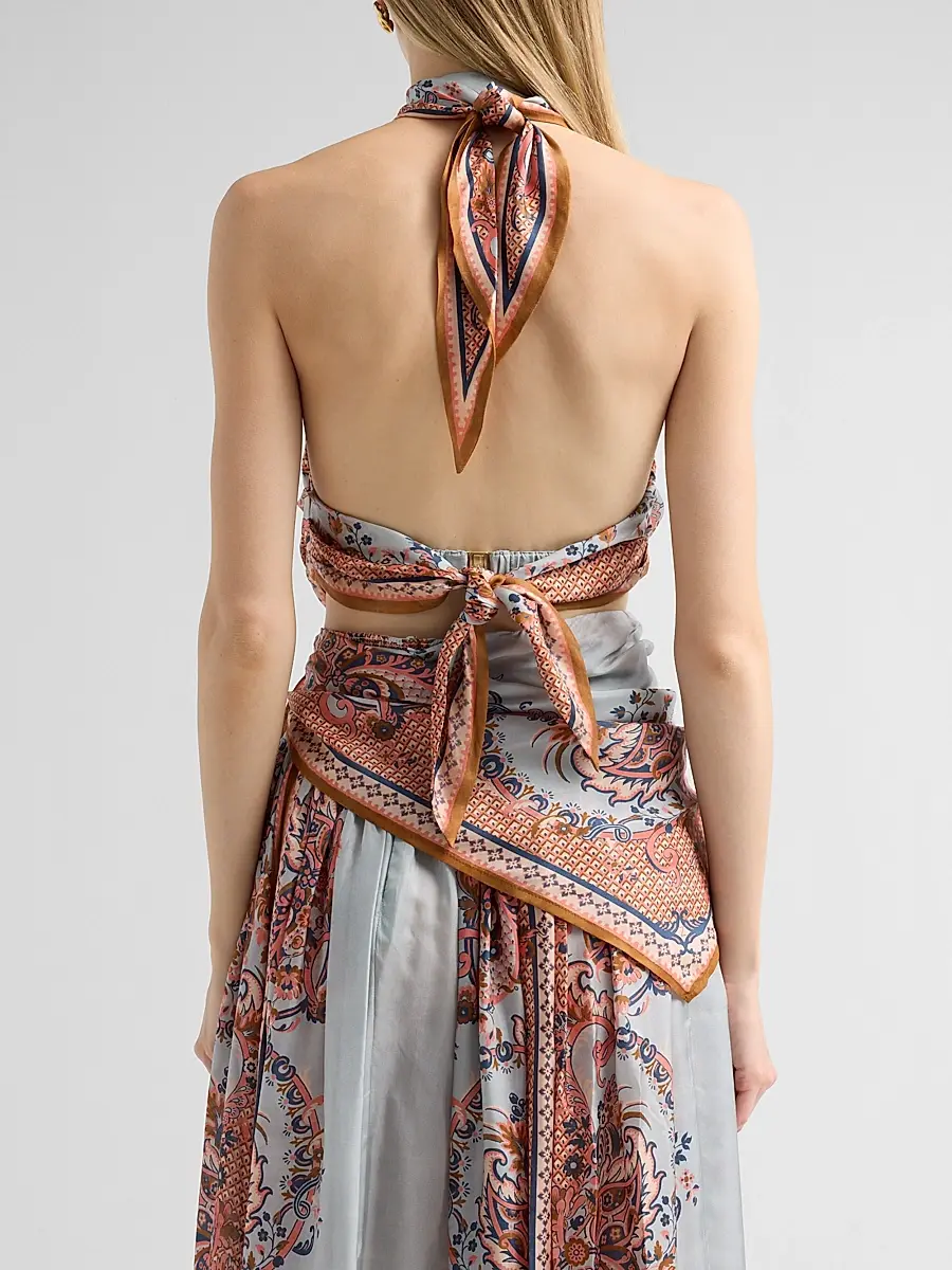 Zimmermann Women's Aster Silk Scarf Top | Thumbnail 3 Zimmermann Women's Aster Silk Scarf Top | Thumbnail 3
