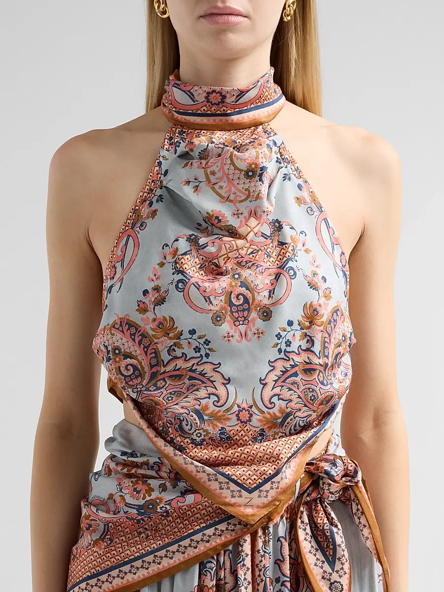 Zimmermann Women's Aster Silk Scarf Top | Thumbnail 5 Zimmermann Women's Aster Silk Scarf Top | Thumbnail 5