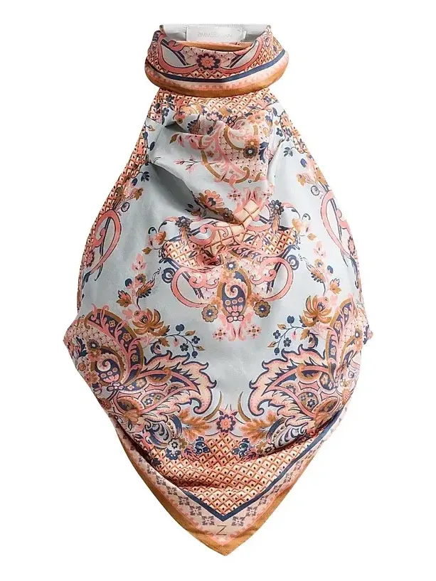 Women's Aster Silk Scarf Top Women's Aster Silk Scarf Top