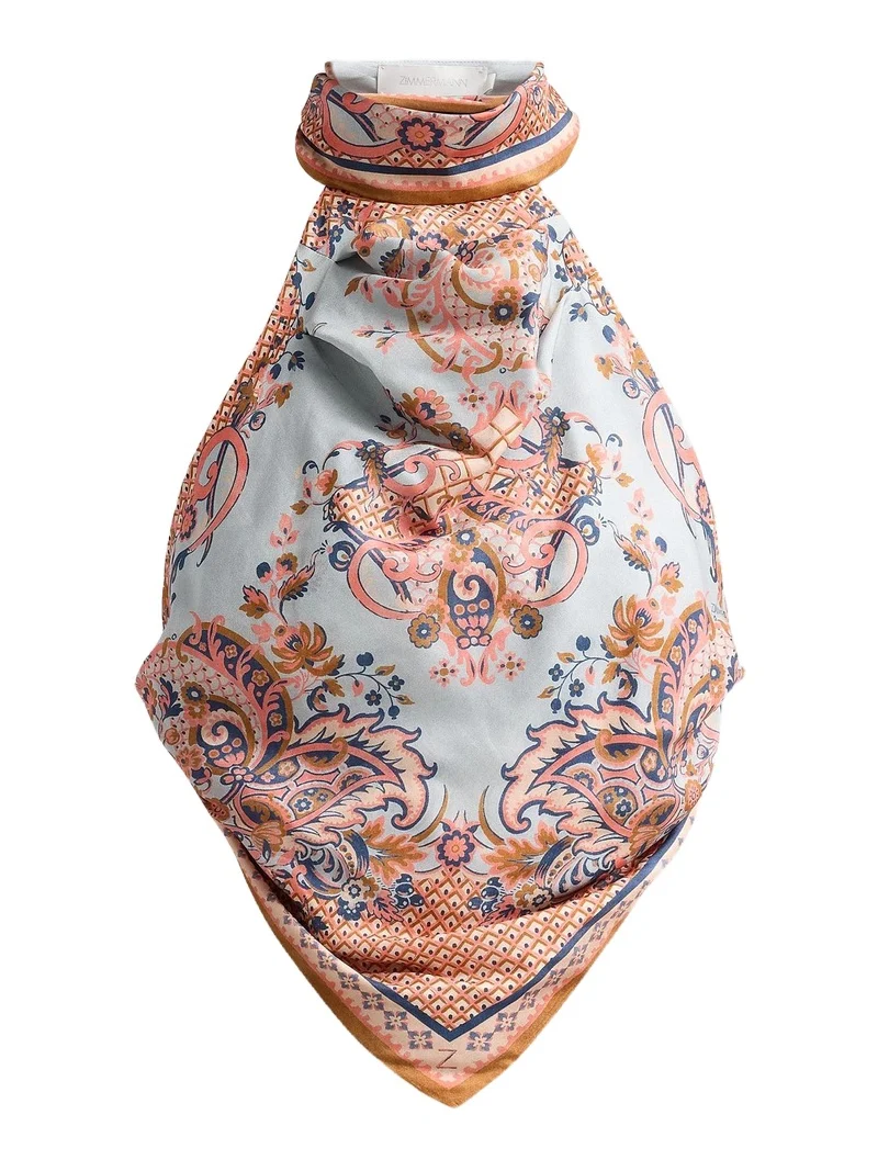 Women's Aster Silk Scarf Top Women's Aster Silk Scarf Top