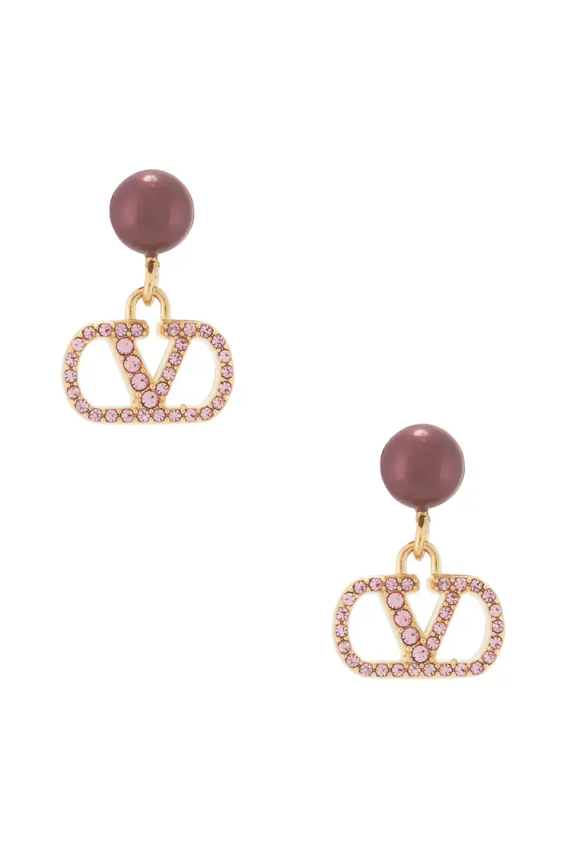 Valentino Garavani Vlogo Signature Pearl Earrings | Image 1 Valentino Garavani Vlogo Signature Pearl Earrings | Image 1