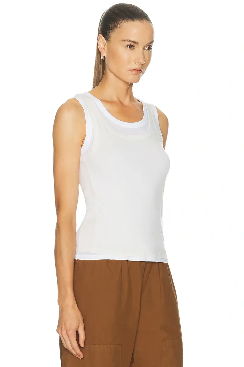 ENZA COSTA Tissue Jersey Layered Tank Top | Thumbnail 2