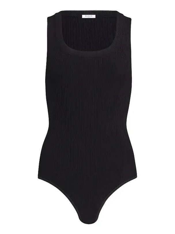 Alaïa Tank Rib Knit Bodysuit