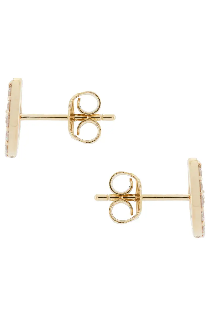 Sydney Evan Starburst Horseshoe Stud Earrings | Thumbnail 2 Sydney Evan Starburst Horseshoe Stud Earrings | Thumbnail 2