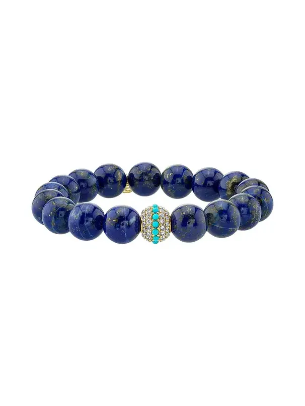 Sydney Evan Pave Mala Bead Bracelet