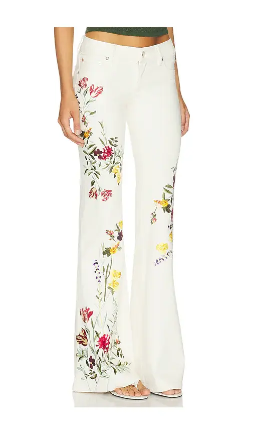 Alice + Olivia Alice + Olivia Chic Embroided Jean | Thumbnail 2 Alice + Olivia Alice + Olivia Chic Embroided Jean | Thumbnail 2