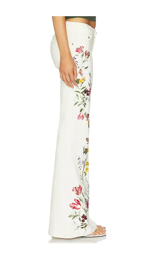 Alice + Olivia Alice + Olivia Chic Embroided Jean | Thumbnail 3 Alice + Olivia Alice + Olivia Chic Embroided Jean | Thumbnail 3