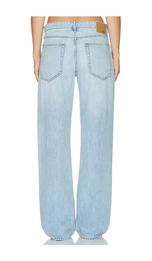 rag & bone Featherweight Cam Low Rise Full Straight Jeans | Thumbnail 4 rag & bone Featherweight Cam Low Rise Full Straight Jeans | Thumbnail 4