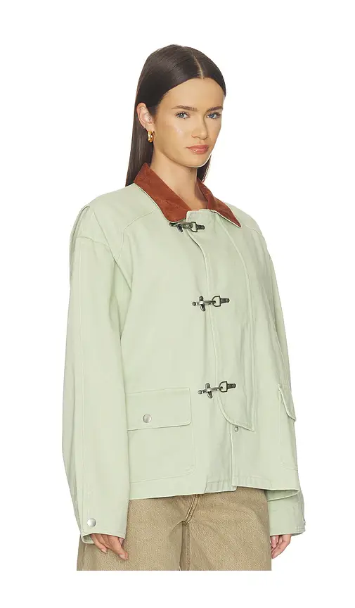 Found Washed Fireman Clasp Workshop Jacket | Thumbnail 3