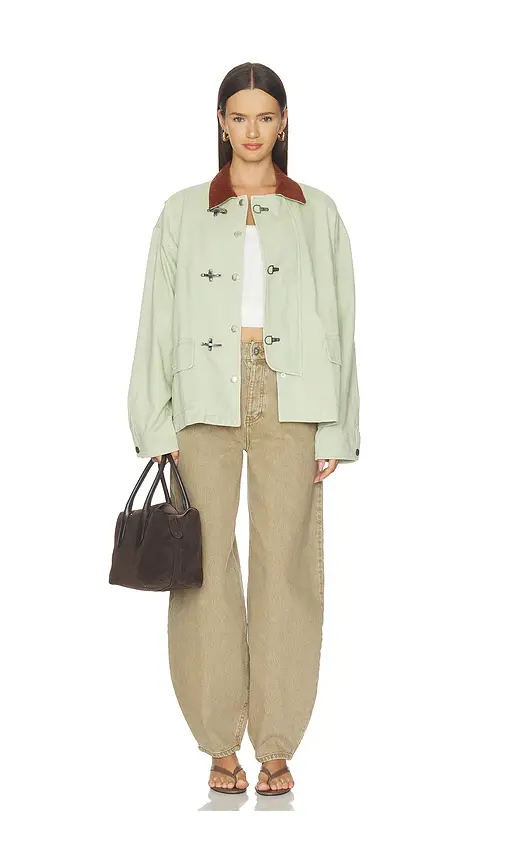 Found Washed Fireman Clasp Workshop Jacket | Thumbnail 5