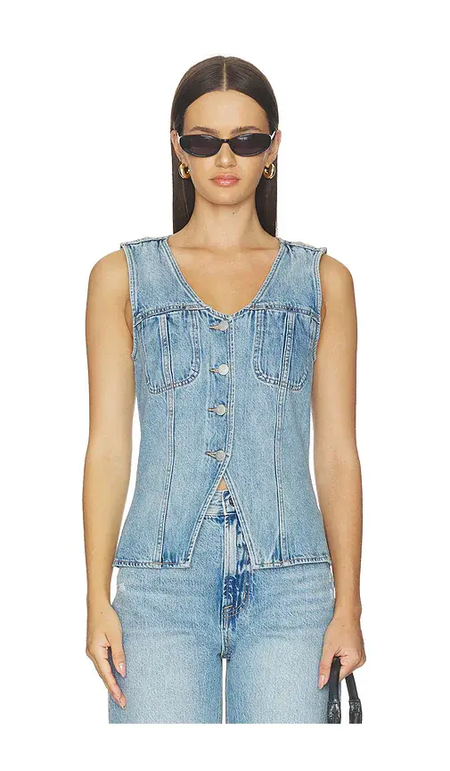 PISTOLA Gia Fitted Vest | Image 1 PISTOLA Gia Fitted Vest | Image 1
