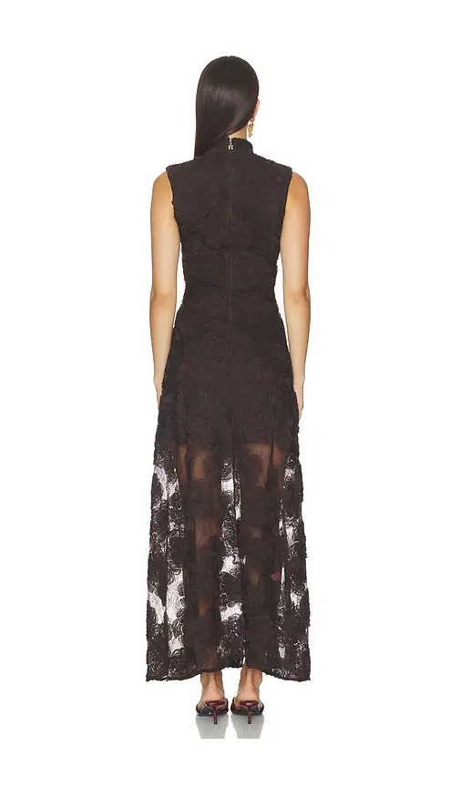 ROTATE 3d Flower Maxi Dress | Thumbnail 3 ROTATE 3d Flower Maxi Dress | Thumbnail 3