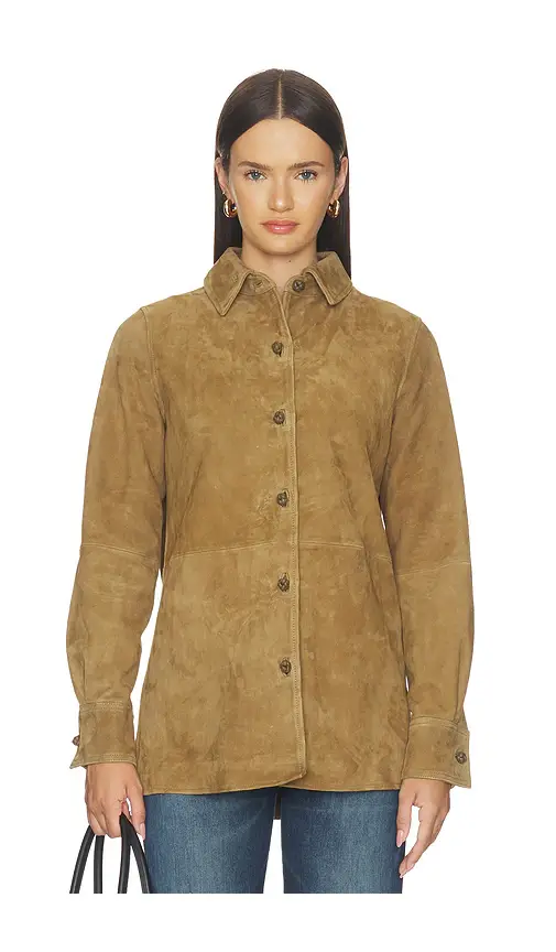 RÓHE Suede Pankou Overshirt | Thumbnail 2