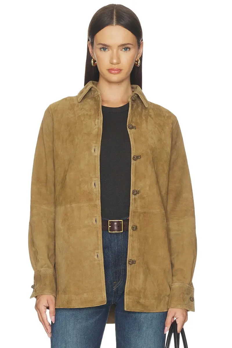 RÓHE Suede Pankou Overshirt