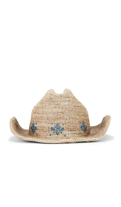 Brixton Odessa Straw Packable Cowboy Hat | Thumbnail 2