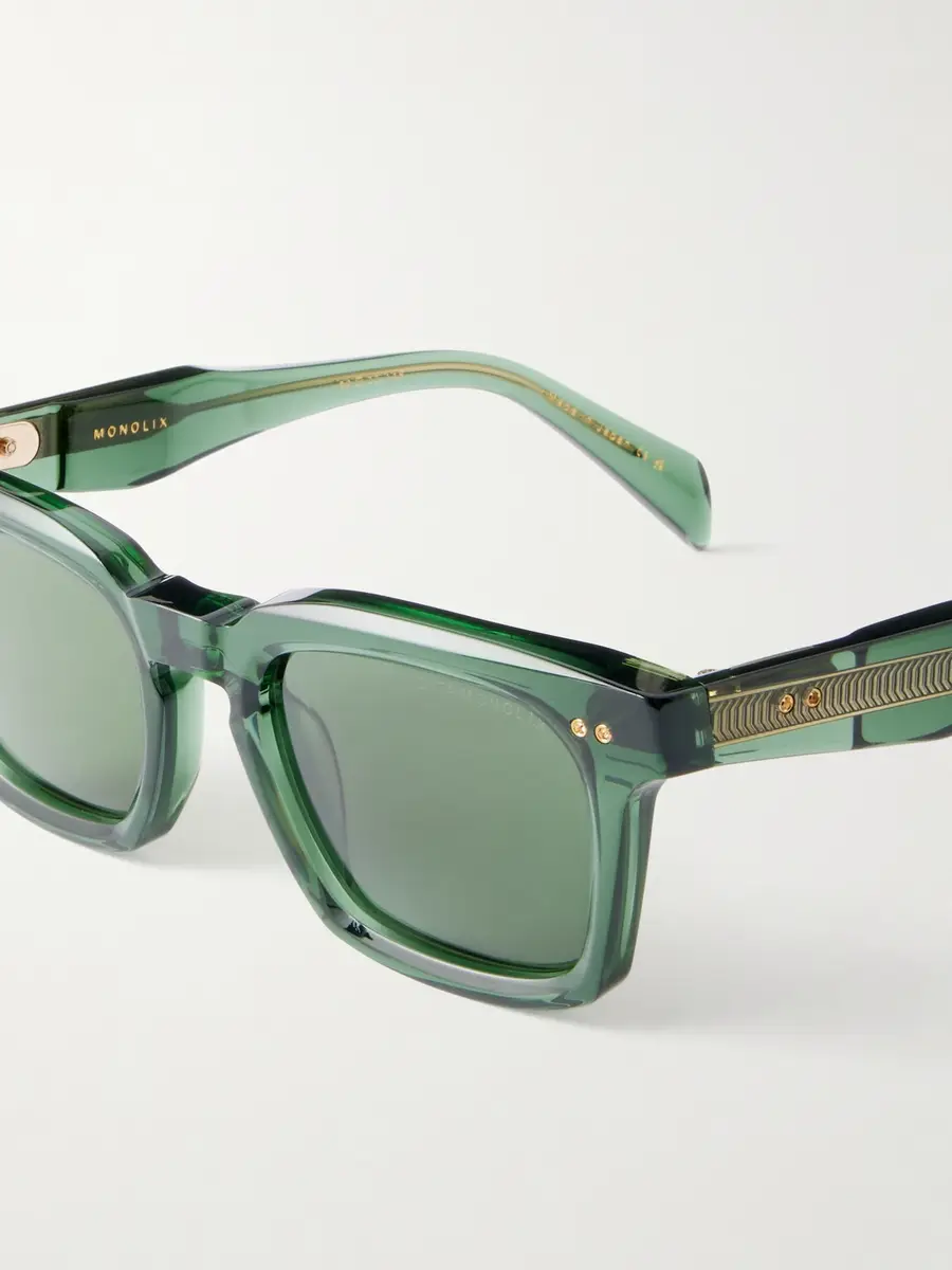 DITA Monolix Square-Frame Acetate Sunglasses - Men | Thumbnail 3