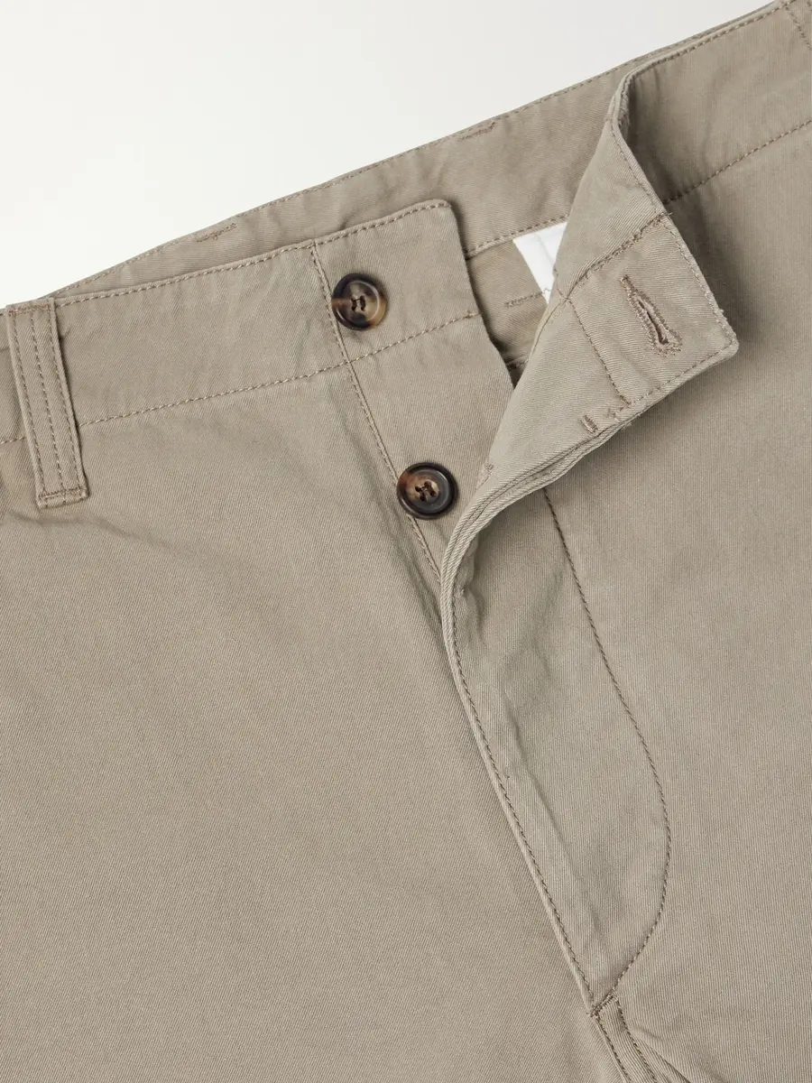 Drake's Wide-Leg Cotton-Twill Chinos - Men | Thumbnail 6 Drake's Wide-Leg Cotton-Twill Chinos - Men | Thumbnail 6