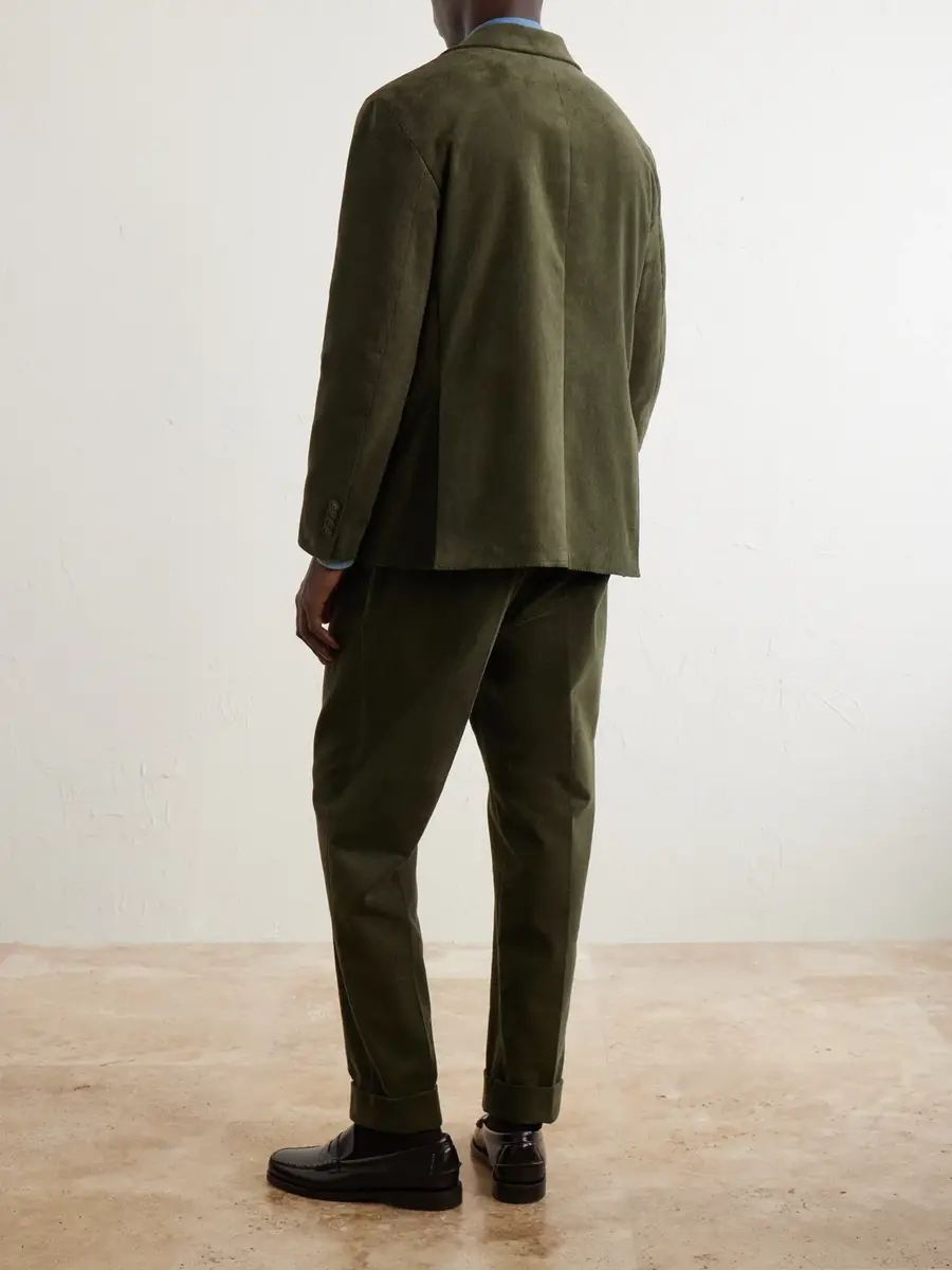 OFFICINE GÉNÉRALE Michel Cotton-Blend Corduroy Suit Jacket - Men | Thumbnail 4 OFFICINE GÉNÉRALE Michel Cotton-Blend Corduroy Suit Jacket - Men | Thumbnail 4