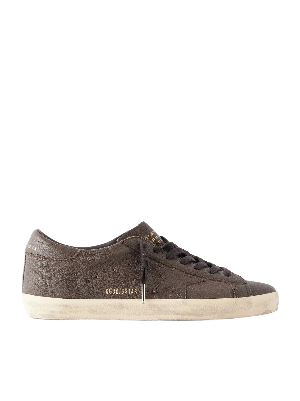 Super-Star Distressed Full-Grain Leather Sneakers - Men