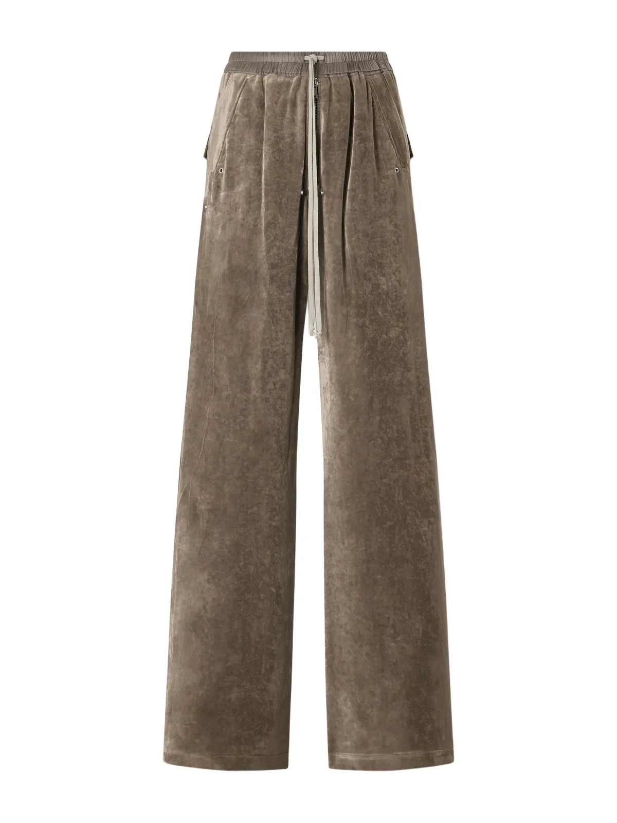Bela Wide-Leg Drawstring Velour Trousers - Men Bela Wide-Leg Drawstring Velour Trousers - Men