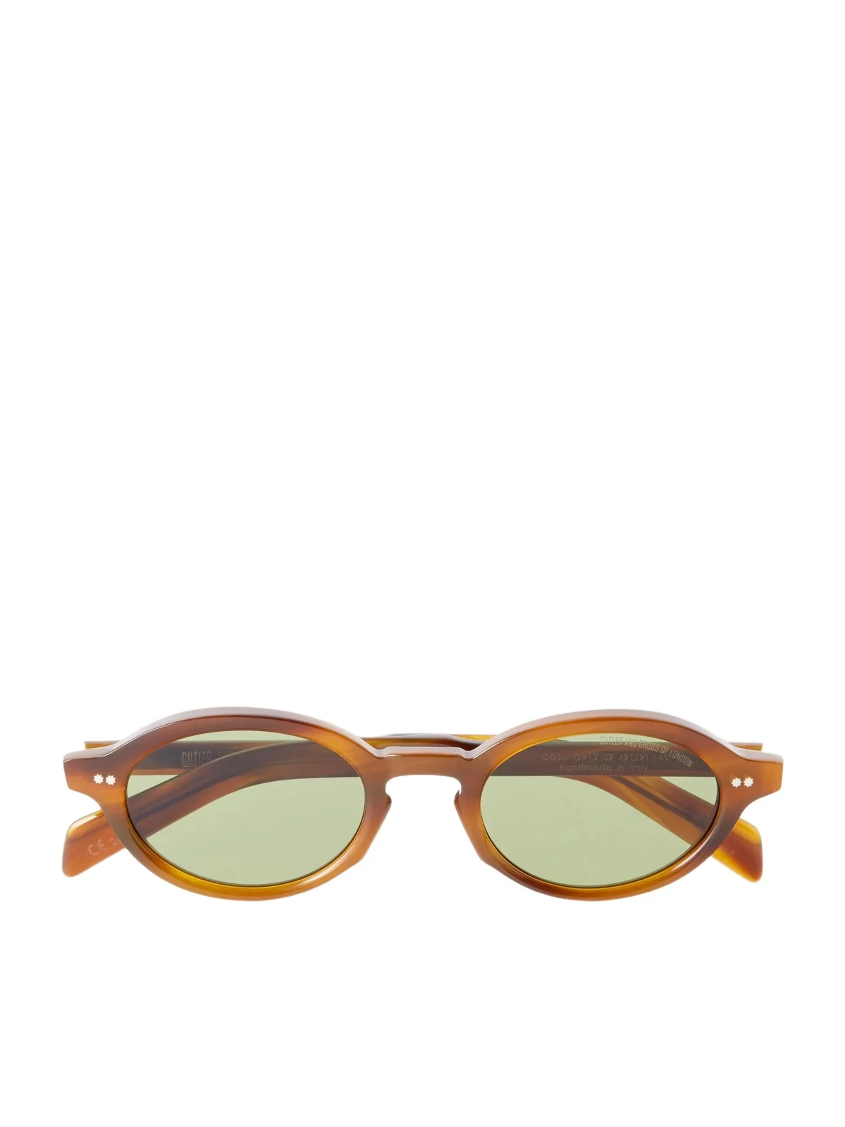 Cutler and Gross GR13 Round-Frame Tortoiseshell Acetate Sunglasses - Men