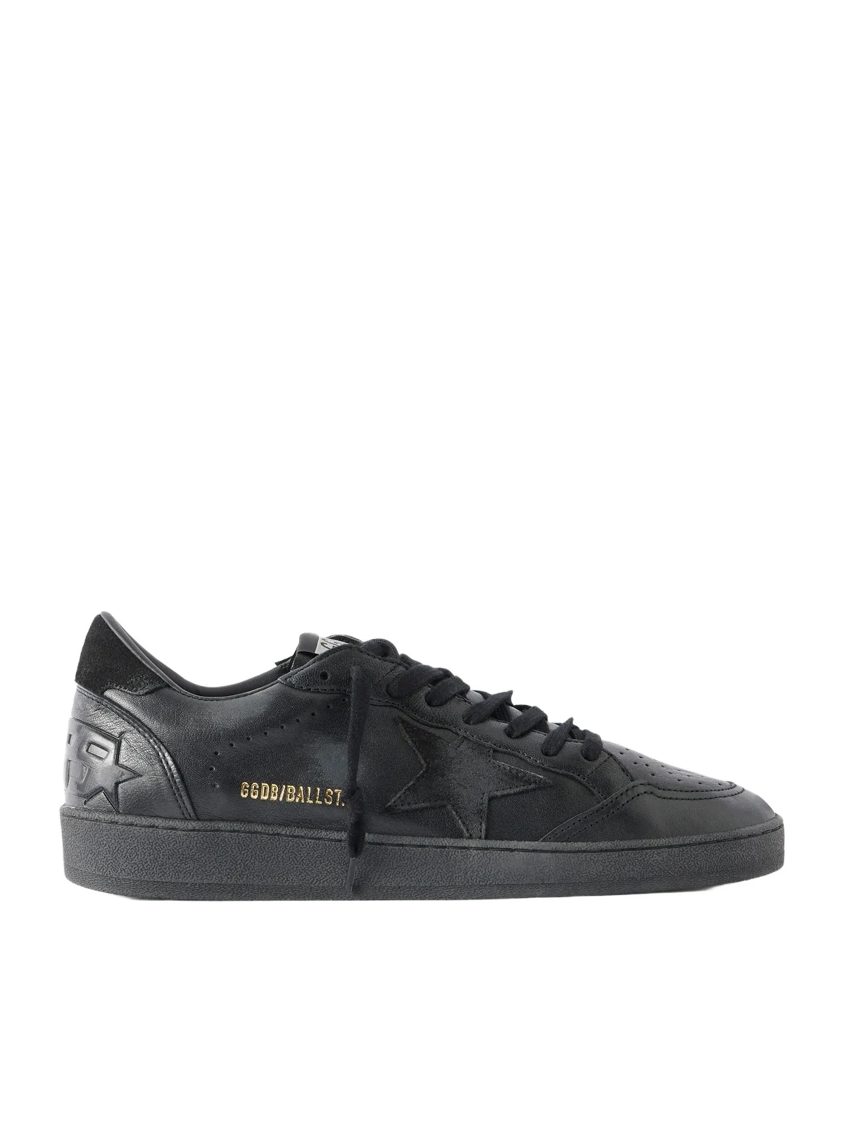 Golden Goose Ball Star Distressed Suede-Trimmed Leather Sneakers - Men