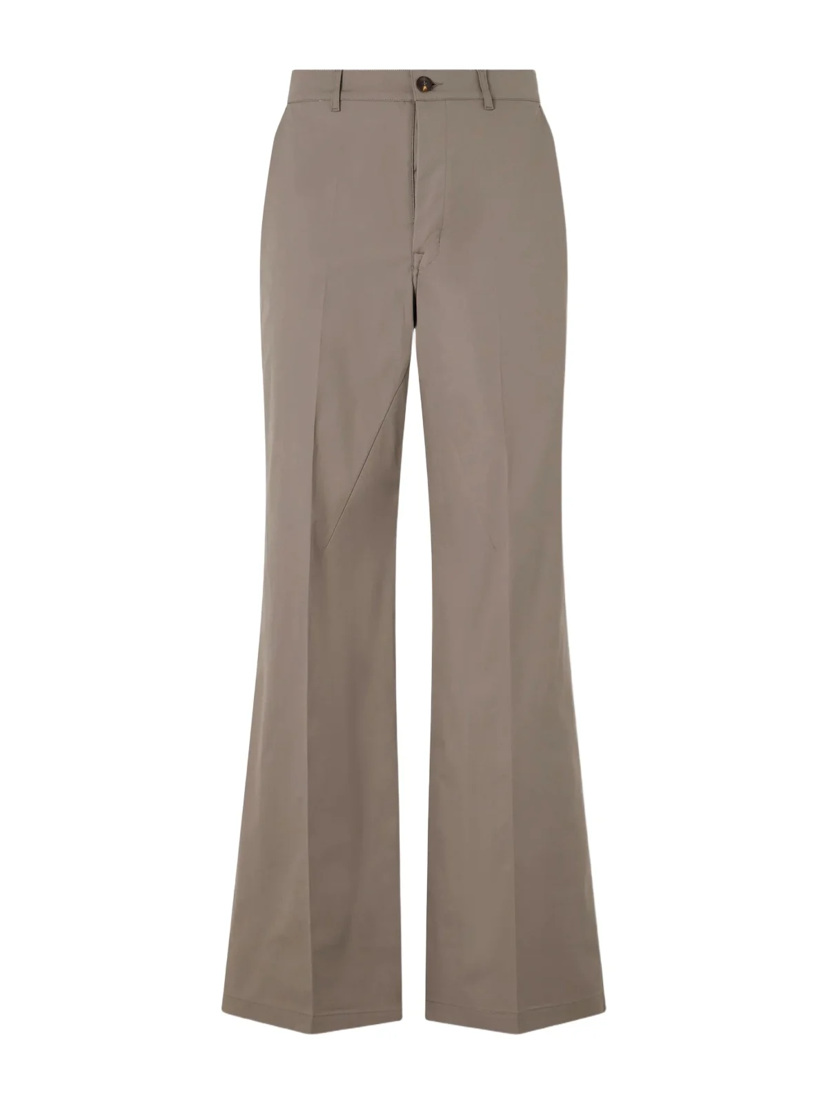 Wide-Leg Cotton-Blend Canvas Trousers - Men