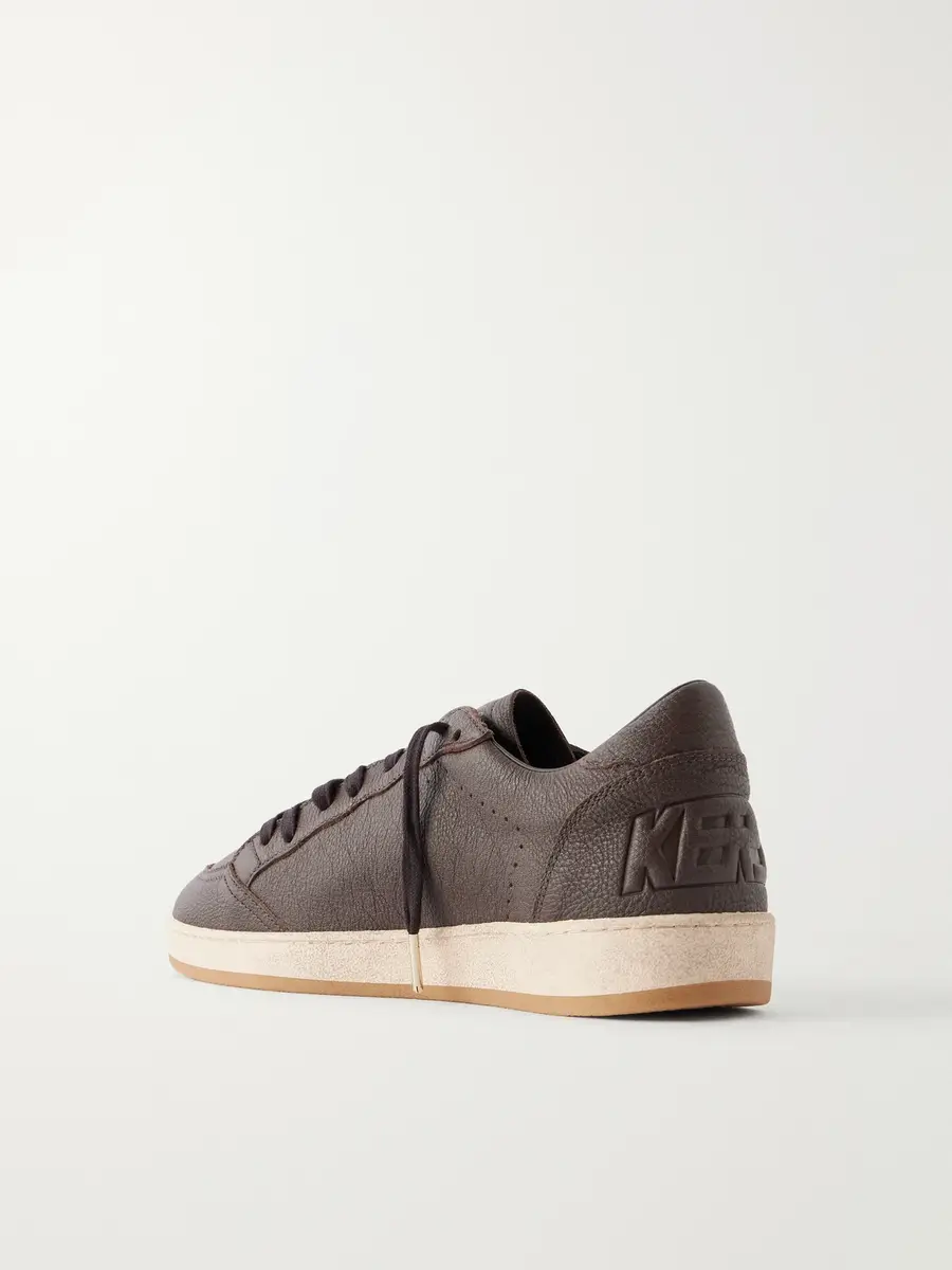 Golden Goose Ball Star Distressed Leather Sneakers - Men | Thumbnail 4