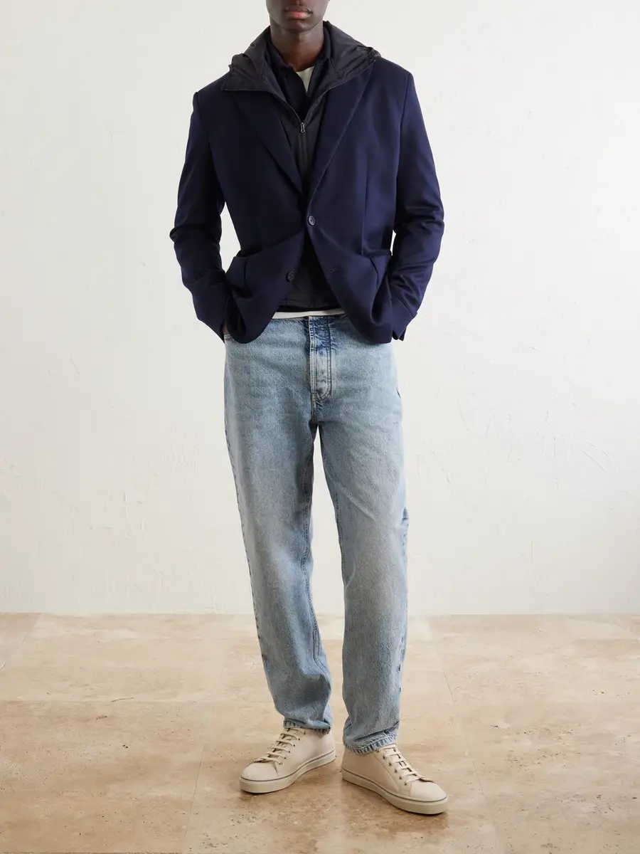 Sease Hodded Virgin Wool Blazer - Men | Thumbnail 2 Sease Hodded Virgin Wool Blazer - Men | Thumbnail 2