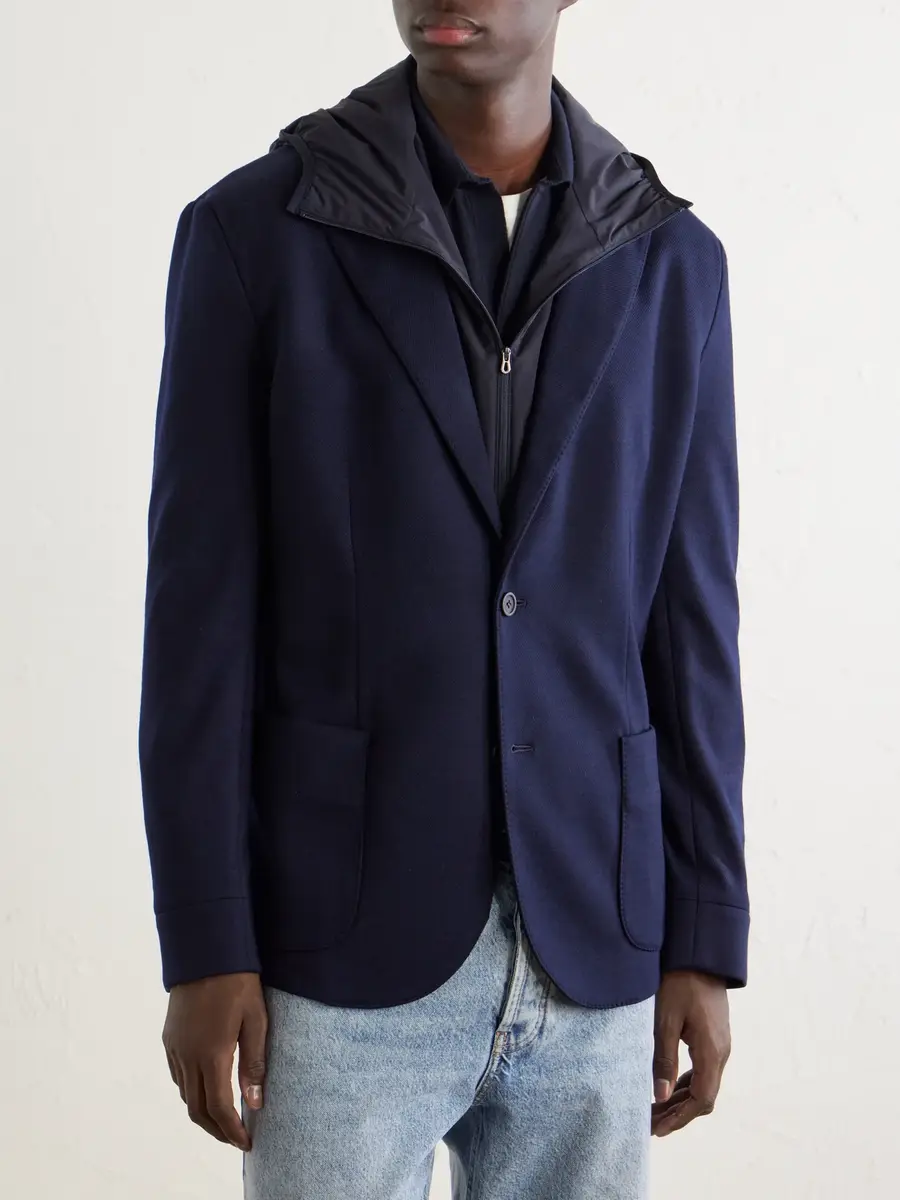 Sease Hodded Virgin Wool Blazer - Men | Thumbnail 3 Sease Hodded Virgin Wool Blazer - Men | Thumbnail 3