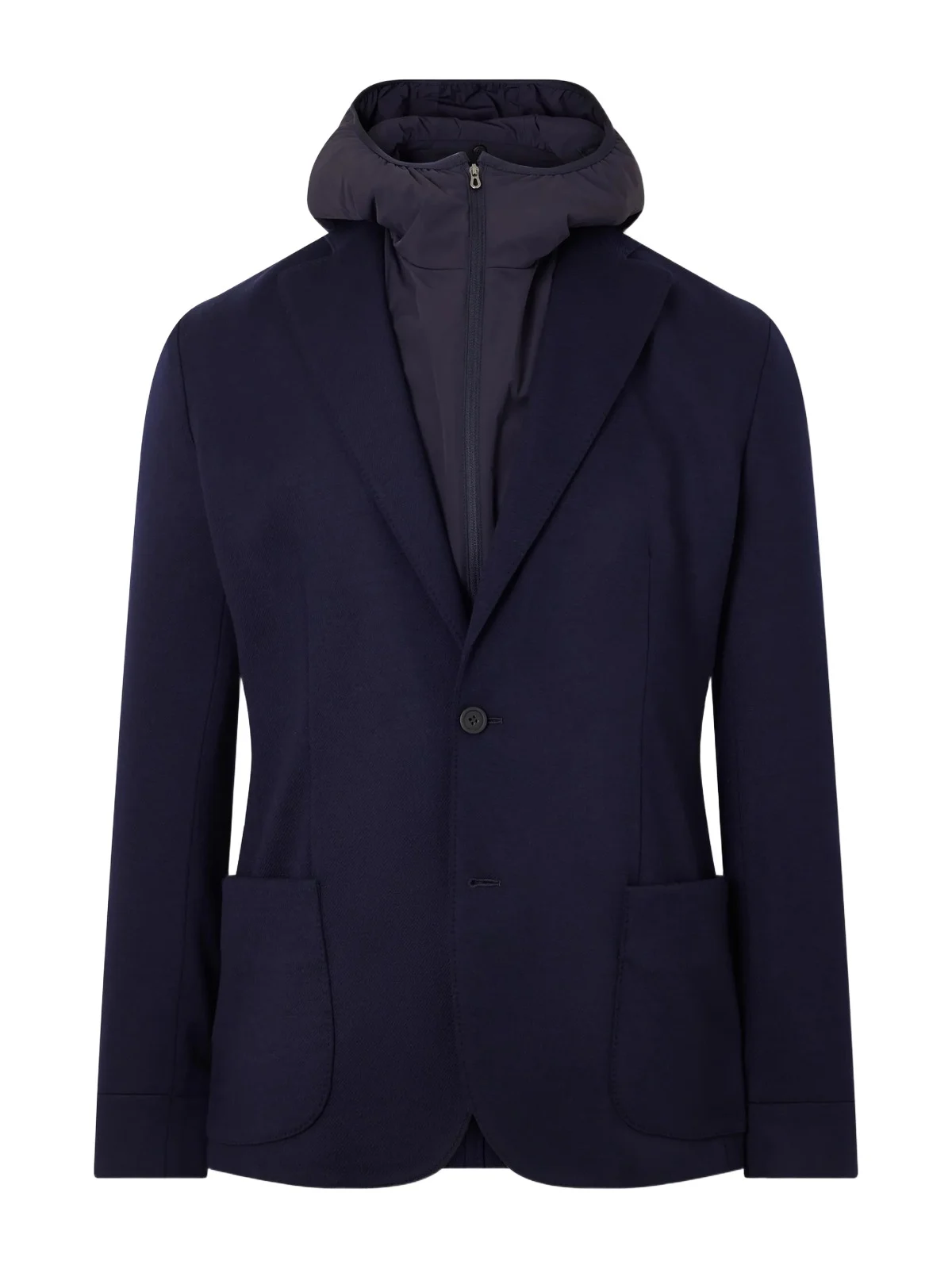 Hodded Virgin Wool Blazer - Men