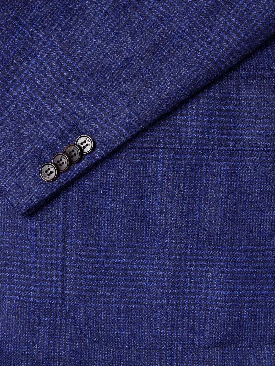 dunhill Checked Wool, Silk and Cashmere-Blend Blazer - Men | Thumbnail 6