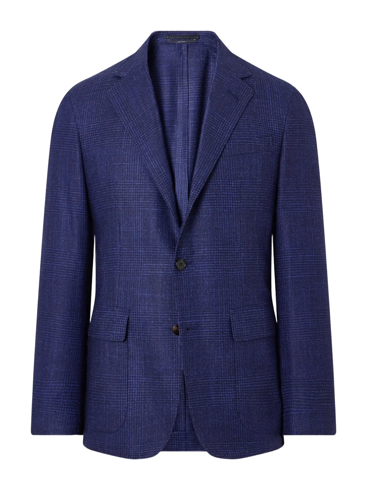 Checked Wool, Silk and Cashmere-Blend Blazer - Men
