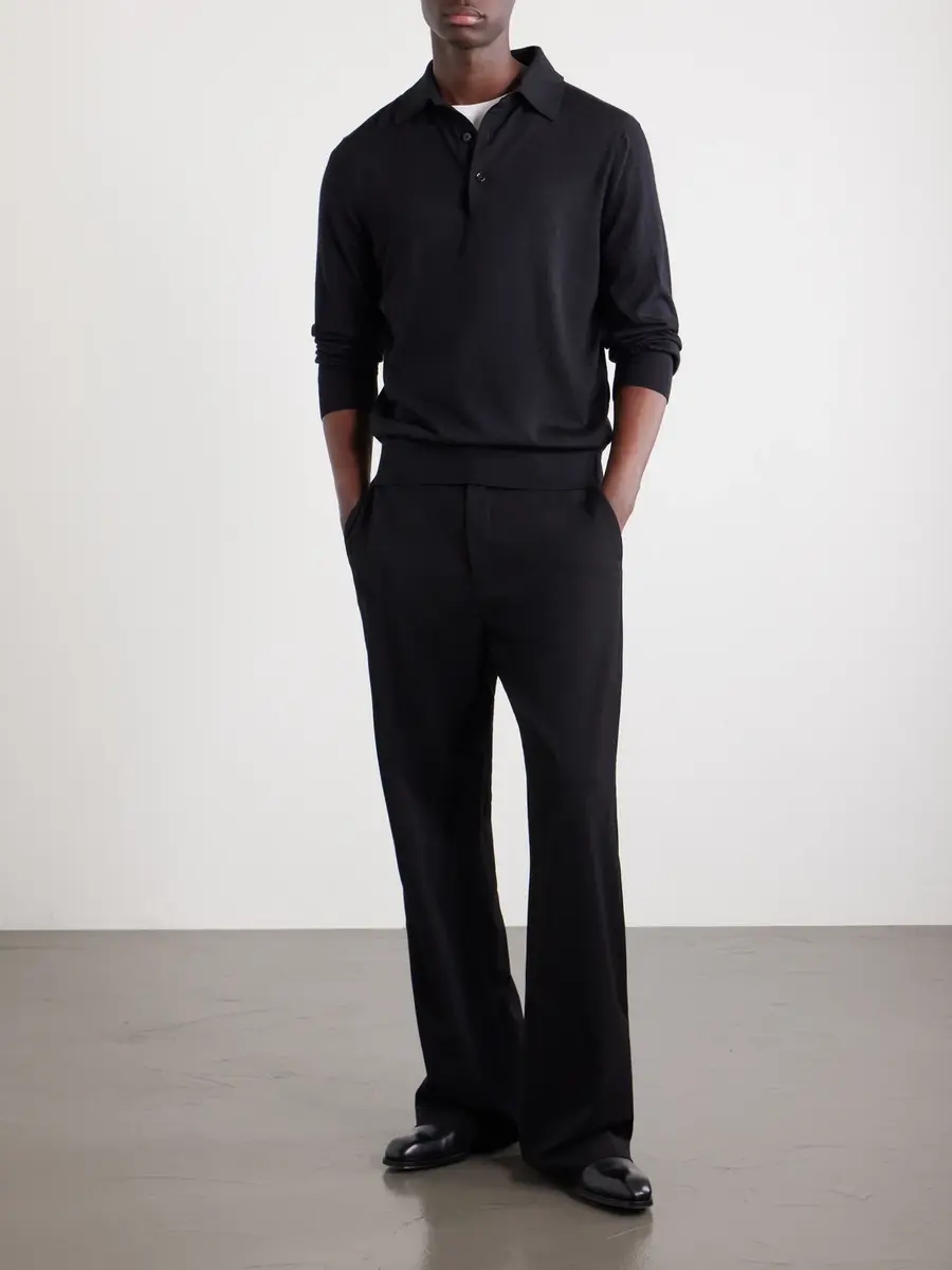 Tom Ford Cashmere and Silk Blend Polo Shirt - Men | Thumbnail 2