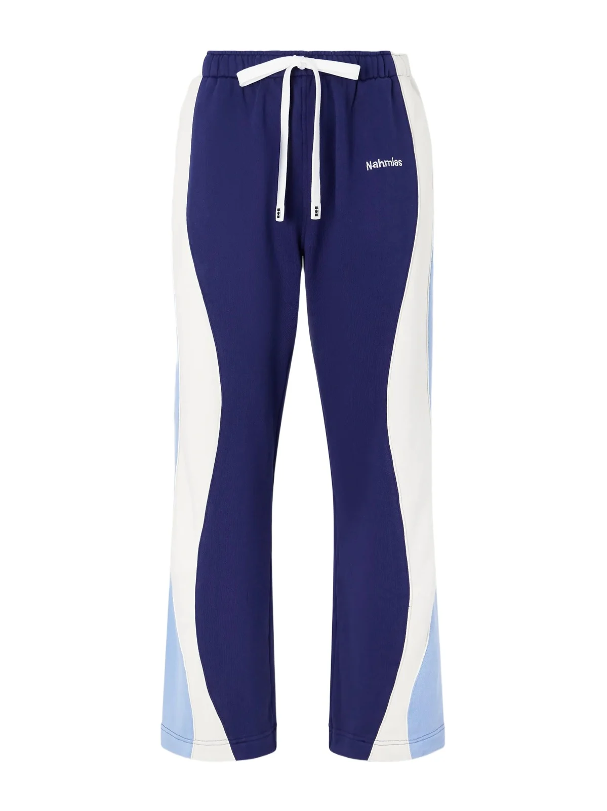 Ollie Wide-Leg Striped Cotton-Jersey Sweatpants - Men Ollie Wide-Leg Striped Cotton-Jersey Sweatpants - Men
