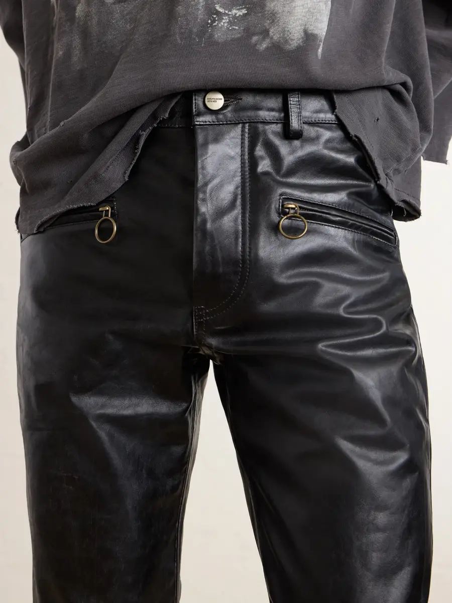 Enfants Riches Déprimés Wicked Game Flared Leather Trousers - Men | Thumbnail 5 Enfants Riches Déprimés Wicked Game Flared Leather Trousers - Men | Thumbnail 5