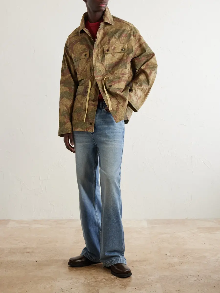 MANAAKI Niha Camouflage-Print Denim Jacket - Men | Thumbnail 2