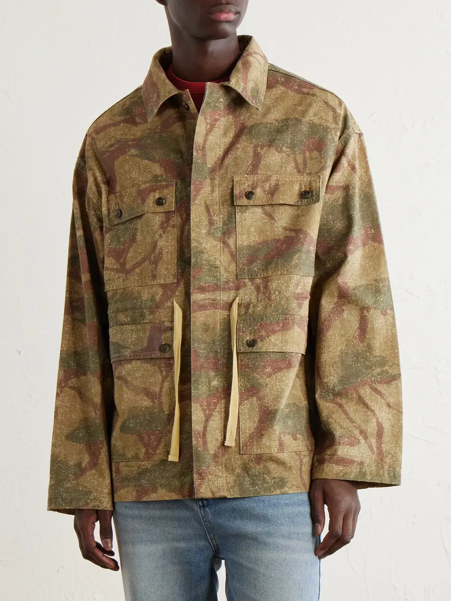 MANAAKI Niha Camouflage-Print Denim Jacket - Men | Thumbnail 3
