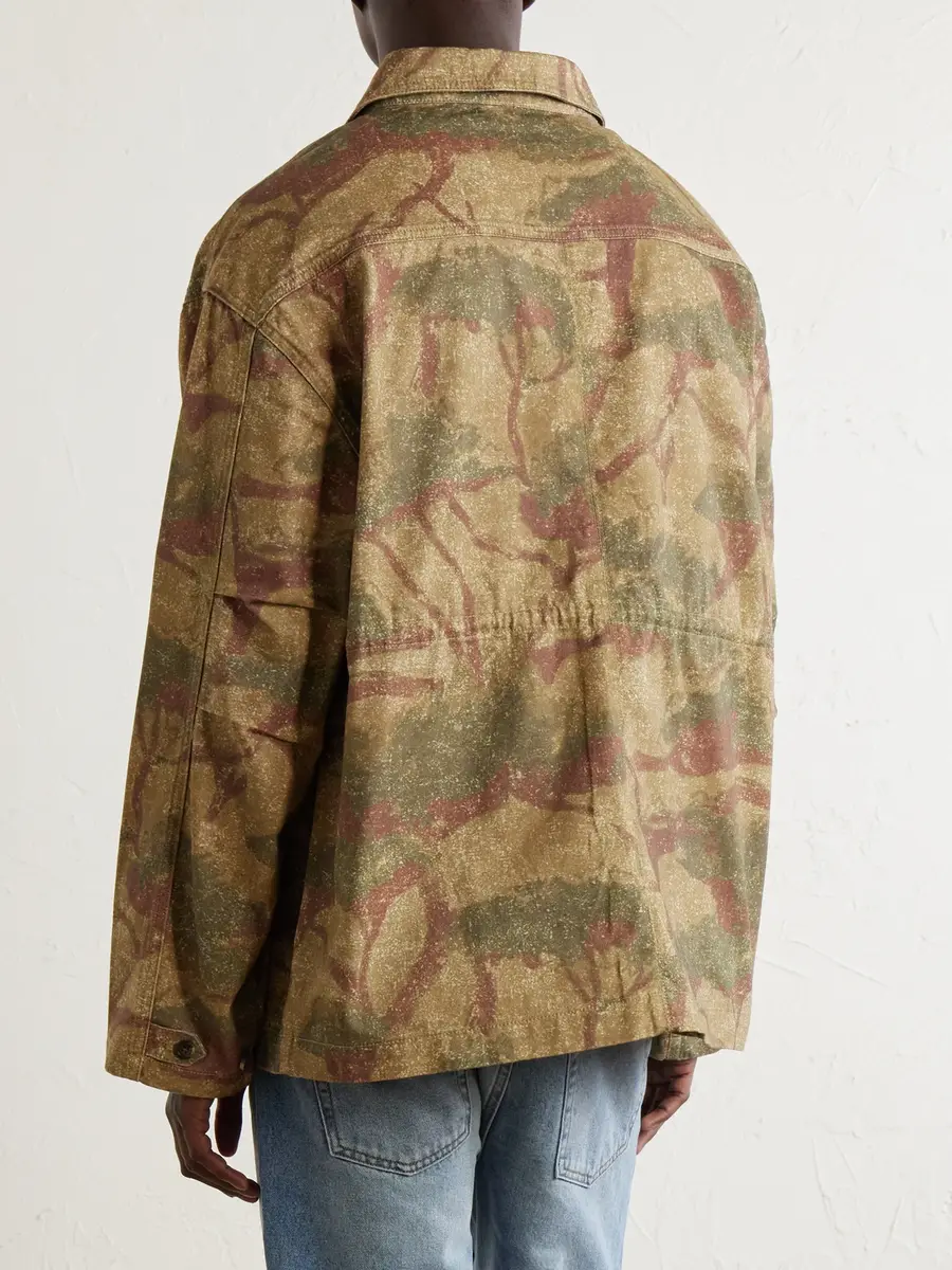 MANAAKI Niha Camouflage-Print Denim Jacket - Men | Thumbnail 4
