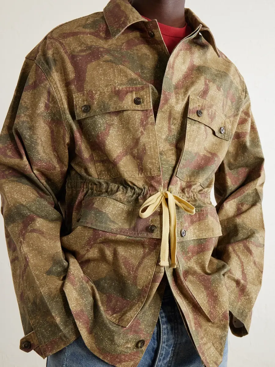 MANAAKI Niha Camouflage-Print Denim Jacket - Men | Thumbnail 5