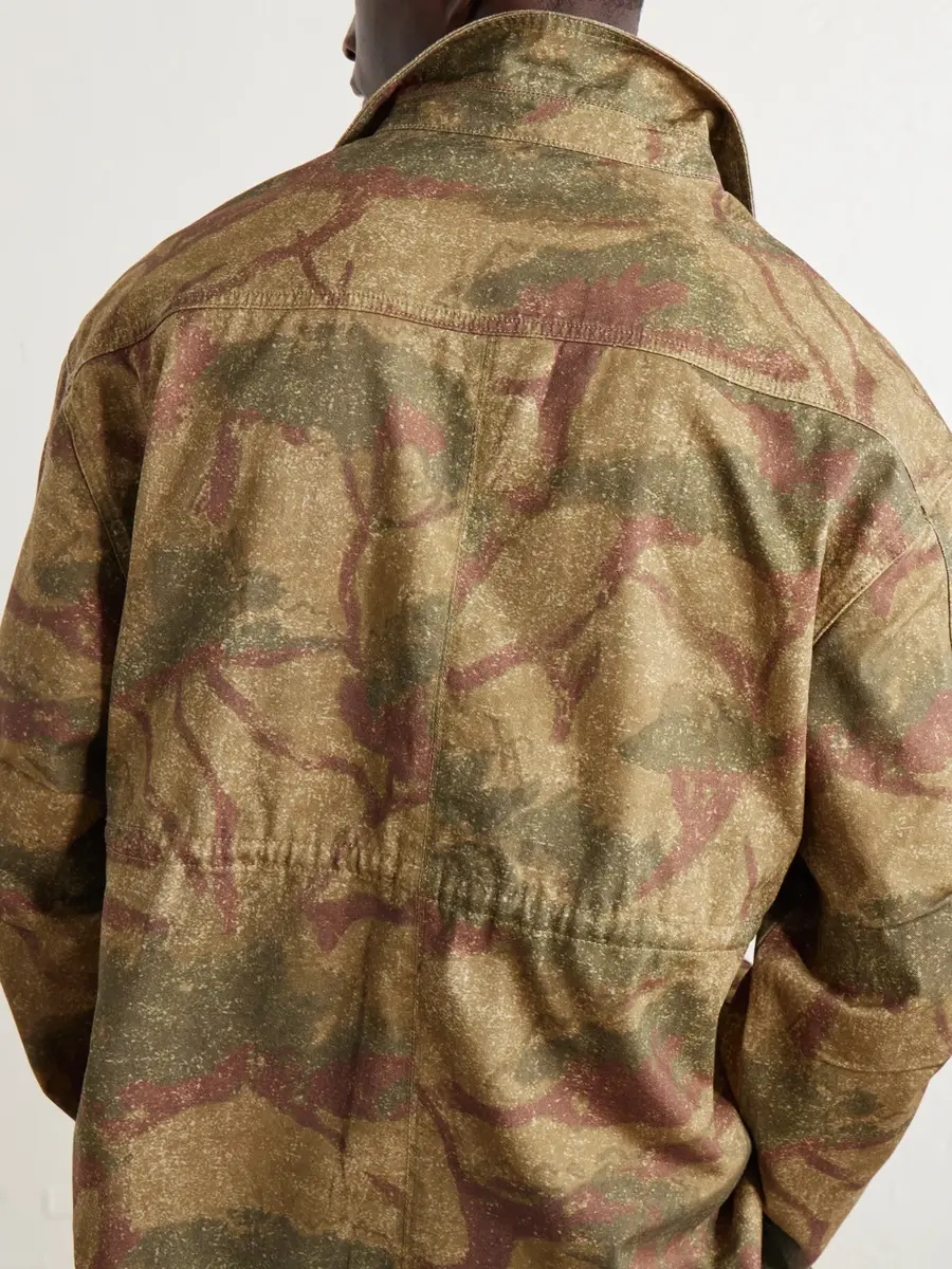 MANAAKI Niha Camouflage-Print Denim Jacket - Men | Thumbnail 6